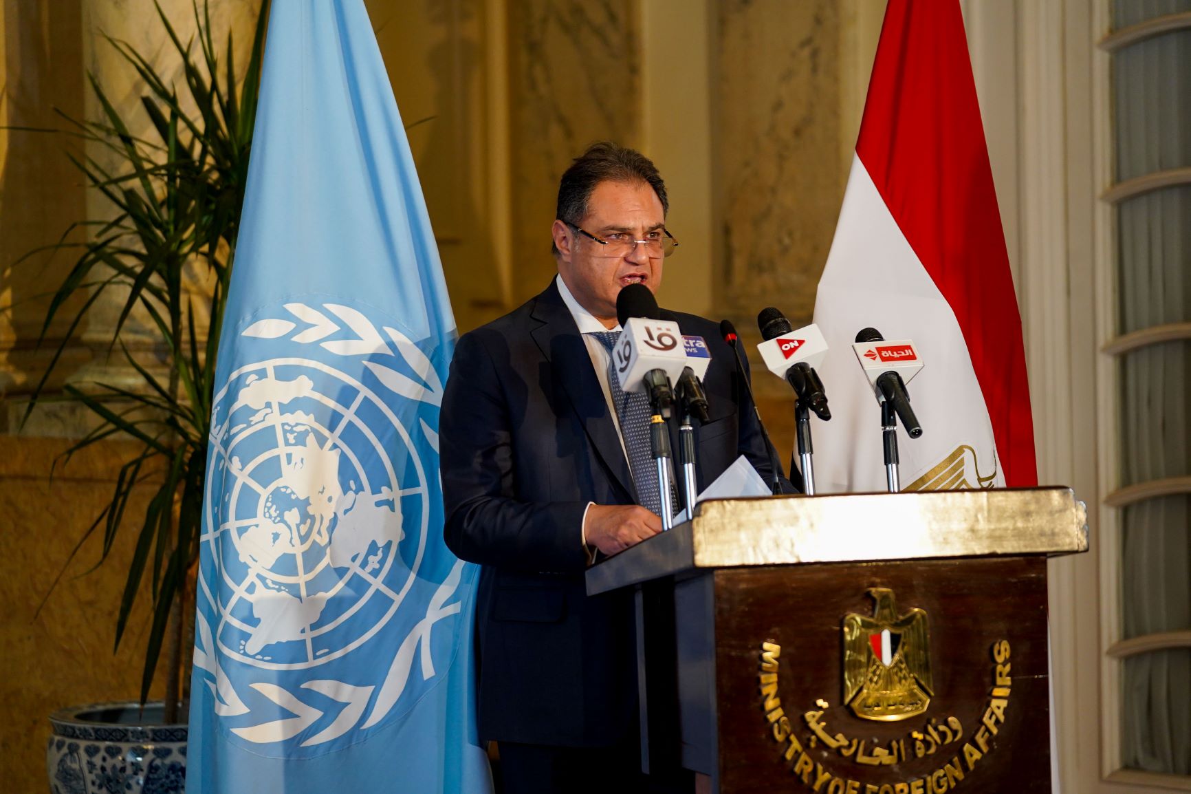 وزارة الخارجية المصرية والأمم المتحدة تحتفلان بـ ـ76 عاما من الشراكة الناجحة 